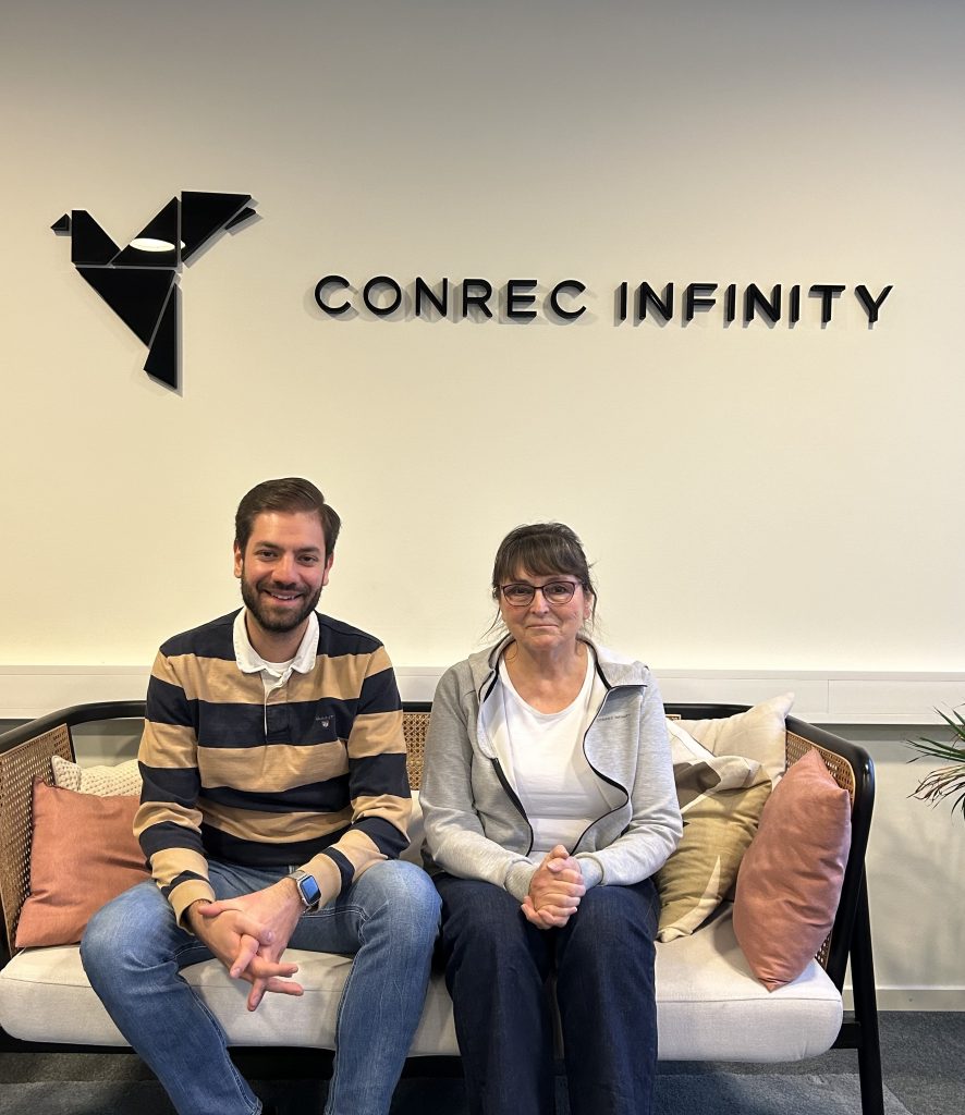 Martin och Mirka från utvecklingsteamet